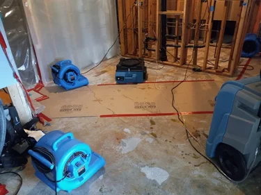 water dryers in in a living room